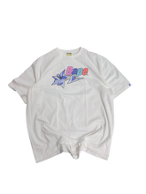 Load image into Gallery viewer, BAPE Multi Color Sta Logo White Tee Size 3XL