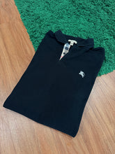 Load image into Gallery viewer, Burberry - Black Nova Check Polo Shirt - XL - Retail $295