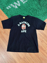 Load image into Gallery viewer, BAPE - Black Burberry Check College Ape Head Tee - Medium -