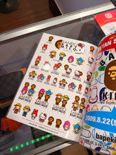 Load image into Gallery viewer, BAPE 2009 Autumn Collection Magazine + Hello Kitty Sanrio Baby Milo Sticker Set + Tote Bag - New