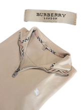 Load image into Gallery viewer, Burberry - Beige Quarter Zip Sweater Medium - Retail $495