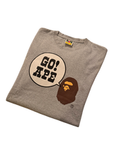 Load image into Gallery viewer, Bape Go! Ape Dark Oatmeal Tee (Large)