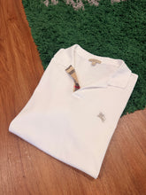 Load image into Gallery viewer, Burberry - White Polo - Size L - Preowned