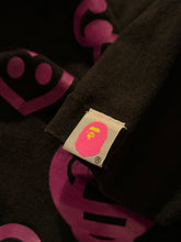 Load image into Gallery viewer, BAPE Baby Milo & Heart Mushroom Logo Black Tee - Size XS Ladies