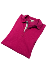Load image into Gallery viewer, Burberry - Raspberry Polo Shirt - Size Large