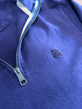 Load image into Gallery viewer, Burberry – Quarter Zip Pullover – Purple – Large – PreOwned – Retail $350