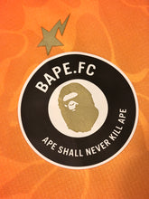 Load image into Gallery viewer, BAPE x PUMA BAPE FC Soccer Jersey – Red / Navy Camo – Large – PreOwned