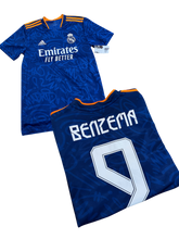 Load image into Gallery viewer, Real Madrid Benzema #9 Jersey – Size Small