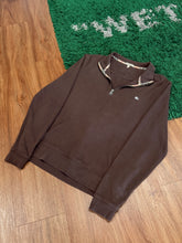 Load image into Gallery viewer, Burberry - Brown Quarter Zip Sweater Large - Retail $495