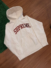 Load image into Gallery viewer, Supreme Water Arc Logo Hoodie Cream - Medium - PreOwned