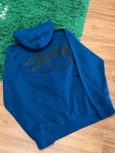 Load image into Gallery viewer, Stüssy - Blue Honolulu Pullover Hoodie - Large