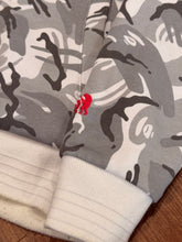 Load image into Gallery viewer, Aape by Bathing Ape - Grey Snow Camo Reversible Sherpa Full Zip - XS - PreOwned