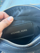 Load image into Gallery viewer, Michael Kors - Cooper Crossbody - Black Signature MK Logo | Preowned (SOLD ZELLE)