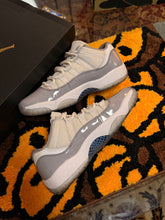 Load image into Gallery viewer, Jordan 11 Retro Low (GS) “White/Medium Grey” – Size 7Y/8.5W