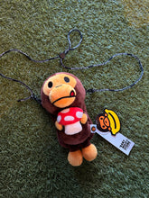 Load image into Gallery viewer, BAPE Baby Milo Mushroom Plush Crossbody Bag – Adjustable Size - Brand NEW -