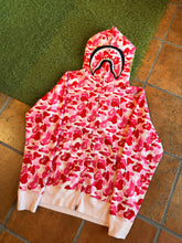 Load image into Gallery viewer, BAPE Pink Camo Shark Full Zip Hoodie – Size Large (PENDING TRADE)