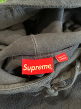 Load image into Gallery viewer, Supreme Old English Logo Hoodie - Navy - Large - PreOwned