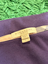 Load image into Gallery viewer, Burberry – Quarter Zip Pullover – Purple – Large – PreOwned – Retail $350
