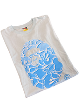 Load image into Gallery viewer, BAPE - Aqua Ape Head Light Blue T Shirt - Size 2XL - New