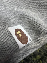 Load image into Gallery viewer, Bape Grey Super Busy Works Pullover Hoodie Size 2XL