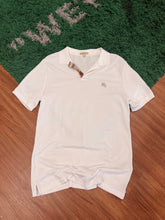 Load image into Gallery viewer, Burberry - White Polo - Size L - Preowned