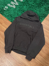 Load image into Gallery viewer, Essentials Fear of God Waffle Knit Hoodie – Black – Small – PreOwned