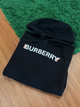 Load image into Gallery viewer, Burberry Logo Hoodie - Black | Size L Preowned