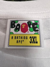 Load image into Gallery viewer, BAPE Multi Color Sta Logo White Tee Size 3XL