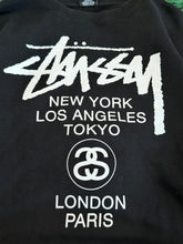 Load image into Gallery viewer, Stüssy - Black World Tour Crewneck Medium