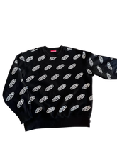 Load image into Gallery viewer, Supreme Oval Logo Velour Crewneck – Size Medium