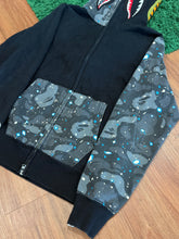 Load image into Gallery viewer, BAPE - Black Space Camo Shark Full Zip Hoodie - Size Medium - PreOwned - Rare