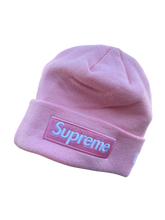 Load image into Gallery viewer, SUPREME - Pink Box Logo Beanie - One Size - Brand New