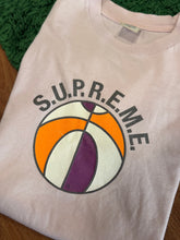 Load image into Gallery viewer, Supreme - Basketball Logo Pink T Shirt - Size Small - PreOwned