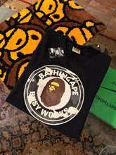 Load image into Gallery viewer, BAPE Busy Works Glow In Dark Tee – Black – Large – Brand New
