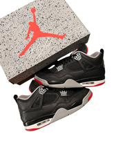 Load image into Gallery viewer, Jordan 4 Retro Black Cement - Size 10.5M - PreOwned