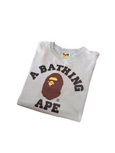 Load image into Gallery viewer, BAPE - Light Blue College Logo Tee - Size Medium - PreOwned
