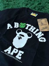 Load image into Gallery viewer, BAPE x Bearbrick - Black College Ape Tee - Large -