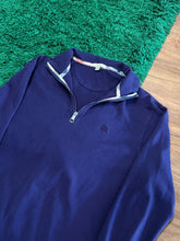 Load image into Gallery viewer, Burberry – Quarter Zip Pullover – Purple – Large – PreOwned – Retail $350