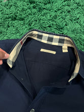 Load image into Gallery viewer, Burberry - Dark Navy Button-Up Shirt - Size Medium