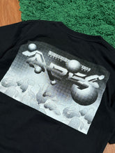 Load image into Gallery viewer, BAPE - Black Futuristic Graphic T-Shirt - Size Medium