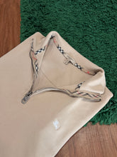 Load image into Gallery viewer, Burberry - Beige Quarter Zip Sweater Medium - Retail $495