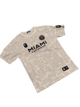 Load image into Gallery viewer, BAPE x Miami White Camo Soccer Jersey