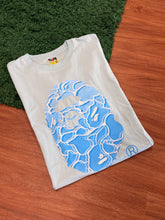 Load image into Gallery viewer, BAPE - Aqua Ape Head Light Blue T Shirt - Size 2XL - New