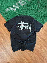 Load image into Gallery viewer, Stussy Stock Logo Tee - Black | Size M Preowned