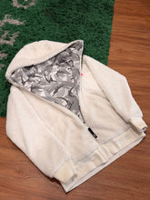 Load image into Gallery viewer, Aape by Bathing Ape - Grey Snow Camo Reversible Sherpa Full Zip - XS - PreOwned