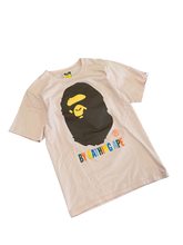 Load image into Gallery viewer, BAPE - Multicolor By Bathing Ape Pink T Shirt - Size Small - PreOwned