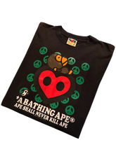 Load image into Gallery viewer, Bape Baby Milo Peace Heart Tee (Medium)
