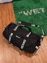 Load image into Gallery viewer, Supreme - Black Duffle Bag - PreOwned Amazing Condition