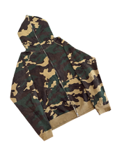 Load image into Gallery viewer, BAPE - Vintage Woodland Camo Full Zip Hoodie - Large - PreOwned