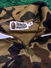Load image into Gallery viewer, BAPE - Green Camo Ape Head WGM Track Jacket - Medium - PreOwned